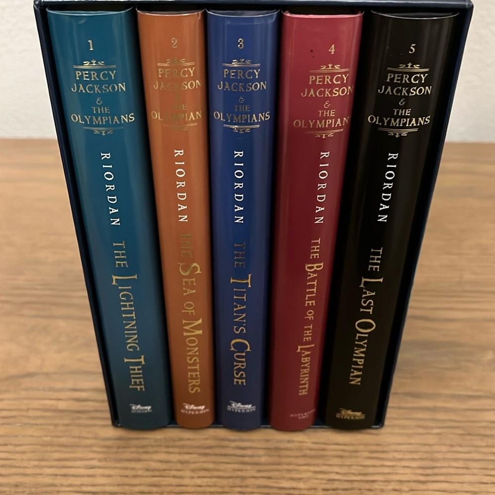 Complete Percy Jackson & The Olympians hardcover box set